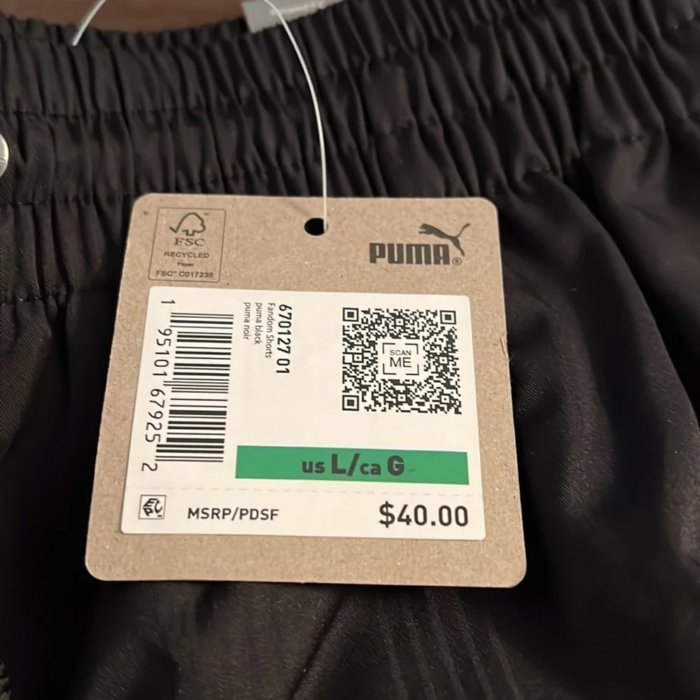 NWT PUMA Fandom Shorts Big Kids